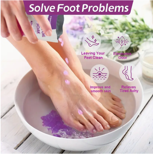 Foot Soak With Epsom Salts Lavender/Tea Tree Oil Soak - Foot Spa Salts For Exfoliating