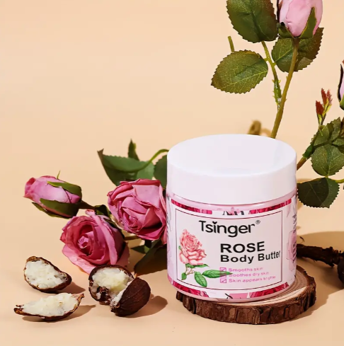 Shea Butter Body Butter, Coconut Rose Mango Body Lotion, Moisturizing Lotion, Deep Nourishing Hand & Body Moisturizer