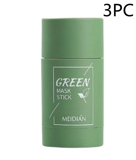 Green Tea Clay Stick Mask - Oil Control, Anti-Acne, Brightening