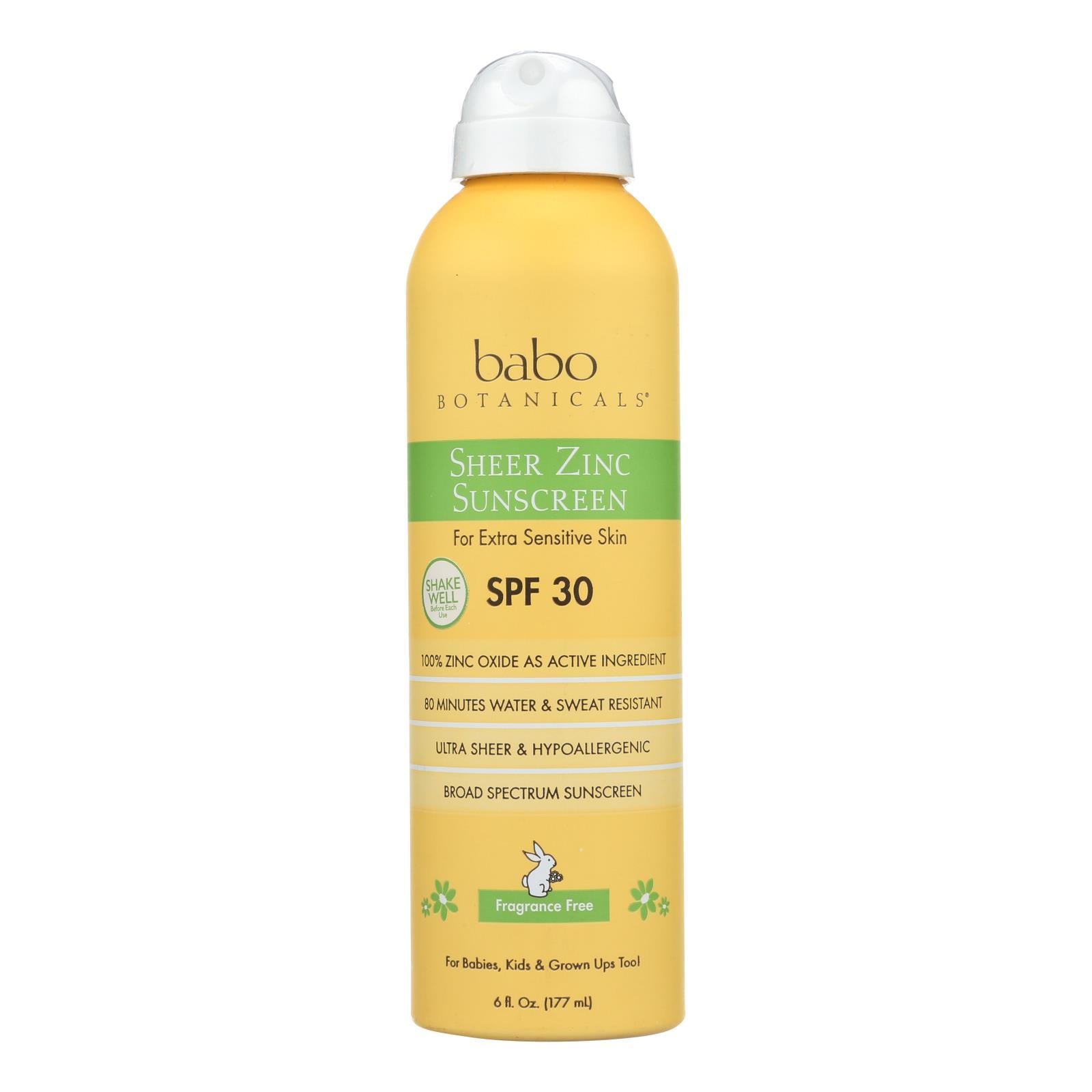 Babo Botanicals - Sunscreen - Fragrance Free
