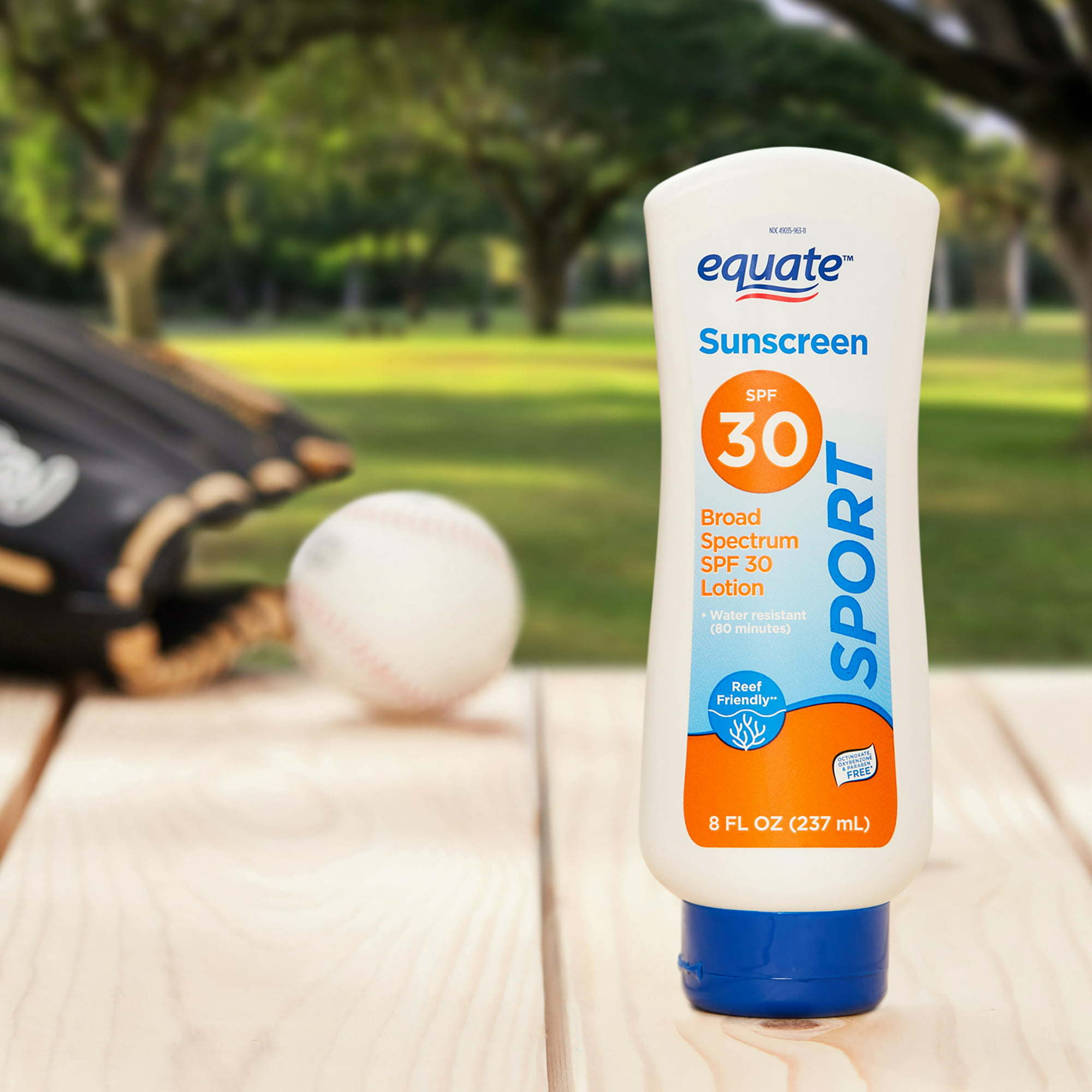 Equate Sport Broad Spectrum Sunscreen Lotion, SPF 30, 8 fl oz