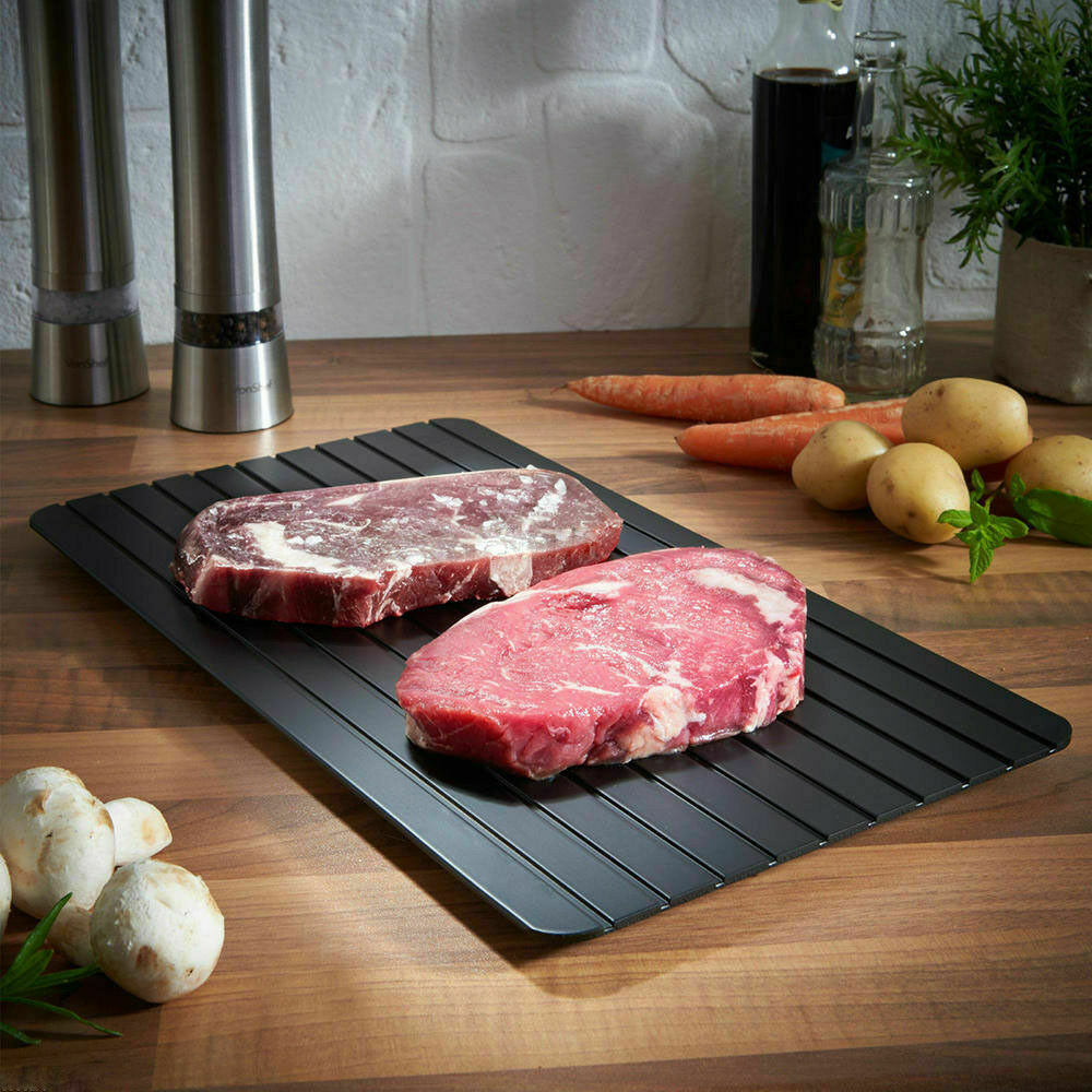 Quick Thaw Defrosting Tray - Rapid Frozen Food Defrosting Kitchen Tool