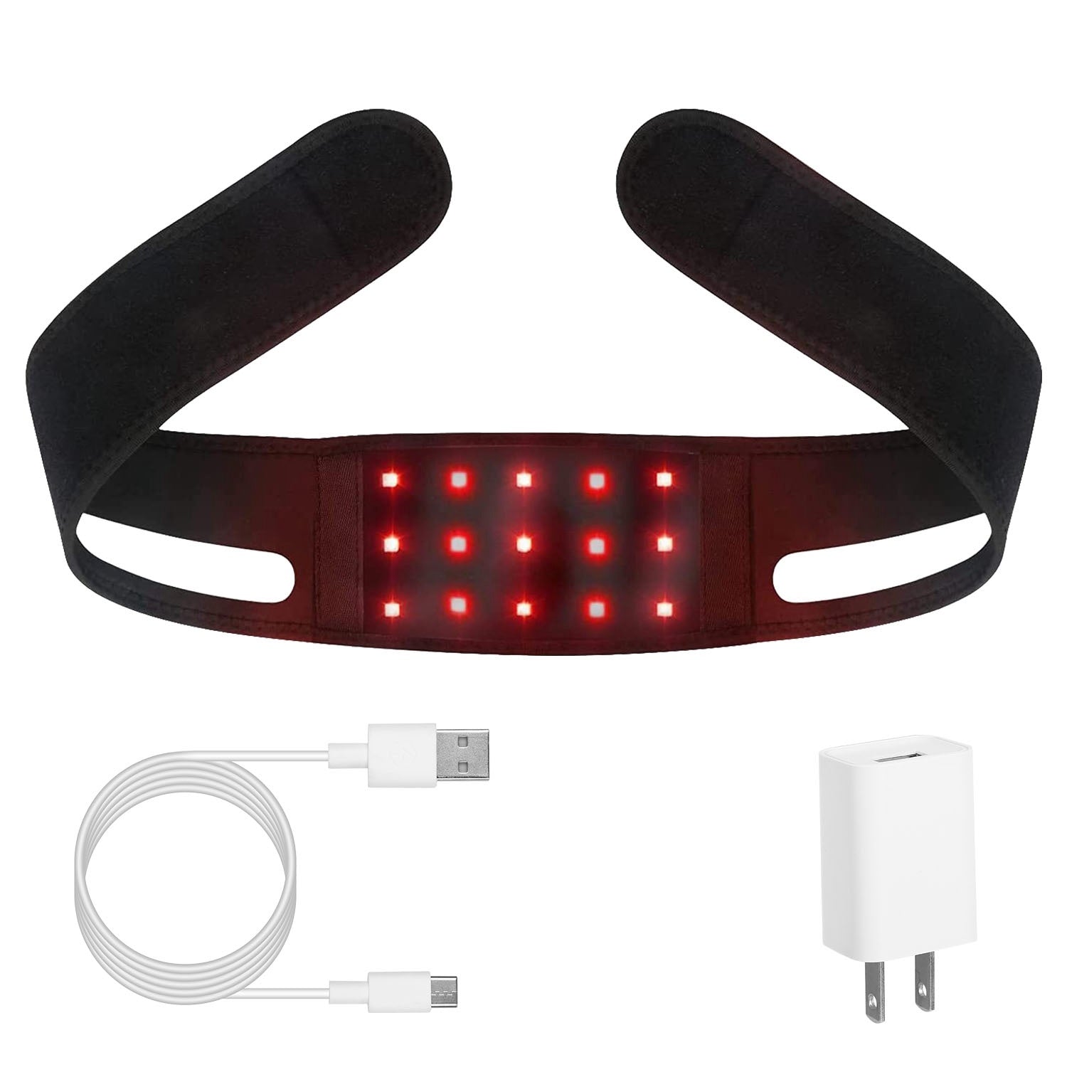 Flexible Infrared Red Light Therapy Wrap for Muscle Pain Relief - Wearable Deep Therapy Belt
