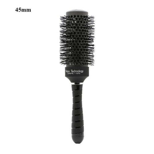 Mythus High Quality Hairdressing Round Comb Nano Thermal Hair Ceramic