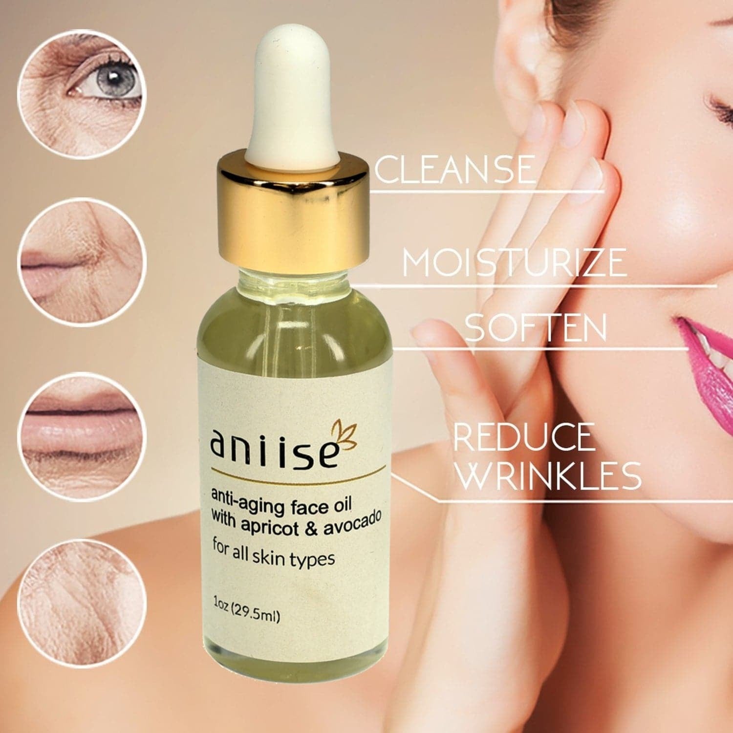 Anti–Aging Face Oil with Apricot and Avocado