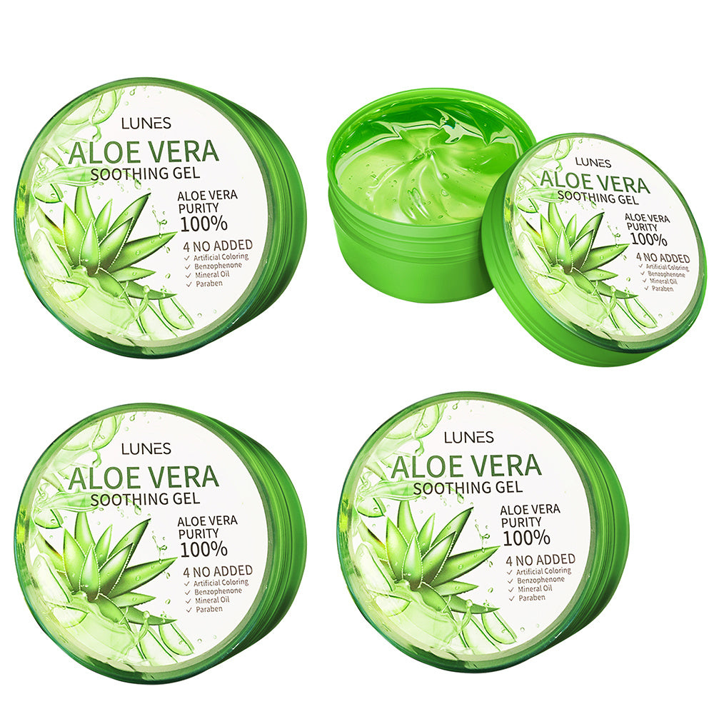 Another view of several of the  ALOE VERA SOOTHING & MOISTURE GEL product.