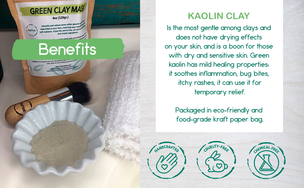 Green Clay Mask for Skin Detox and Revitalization