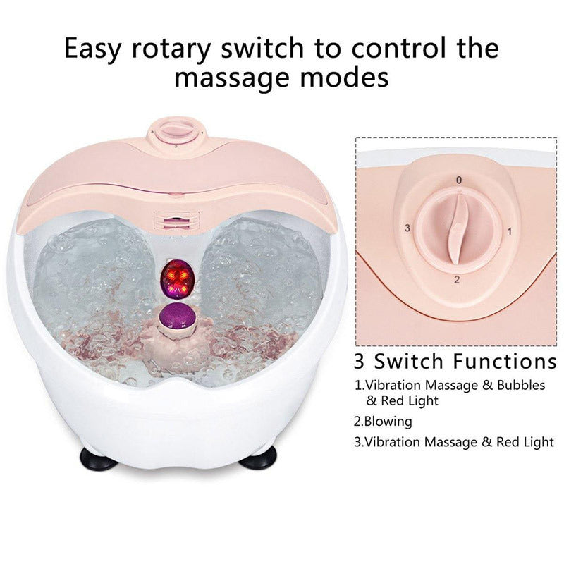 Portable Foot Bath Massager with Additional Tools