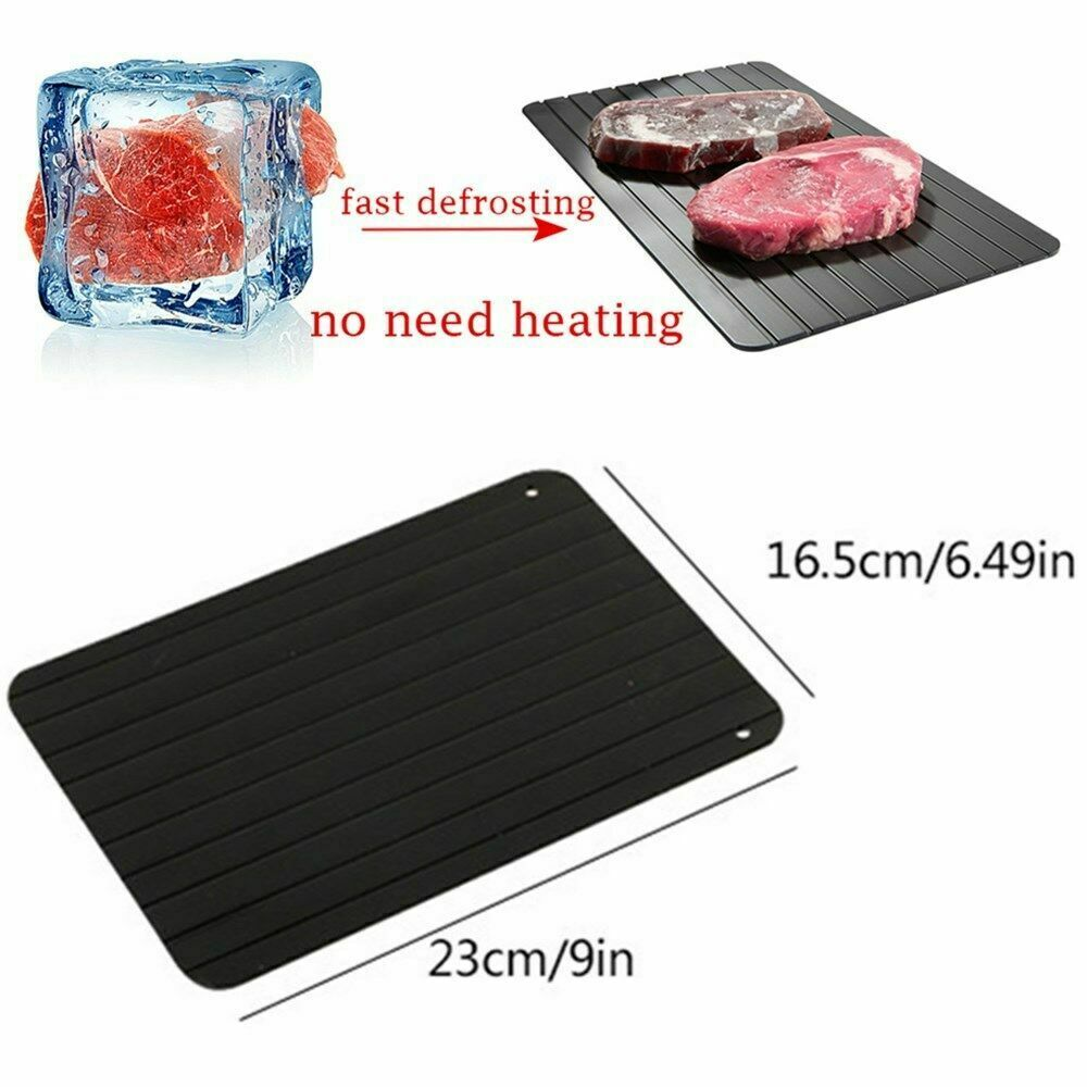 Quick Thaw Defrosting Tray - Rapid Frozen Food Defrosting Kitchen Tool