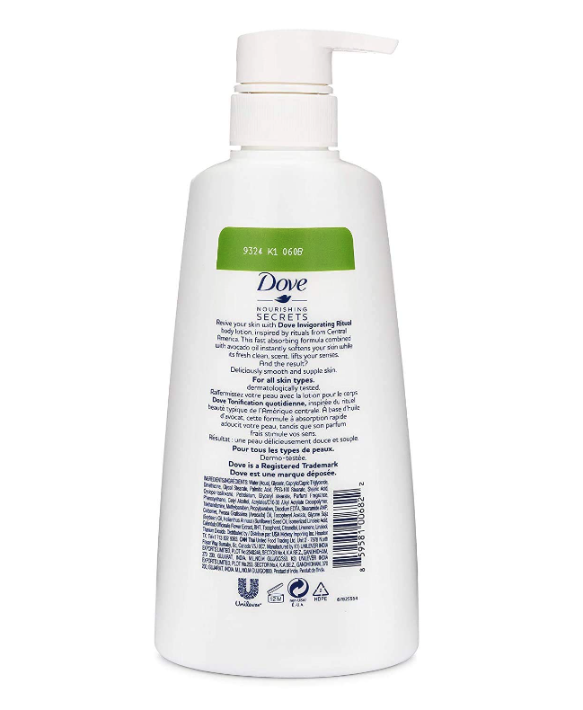 Dove Nourishing Rituals Invigorating Ritual Body Lotion; 16.9 fl oz