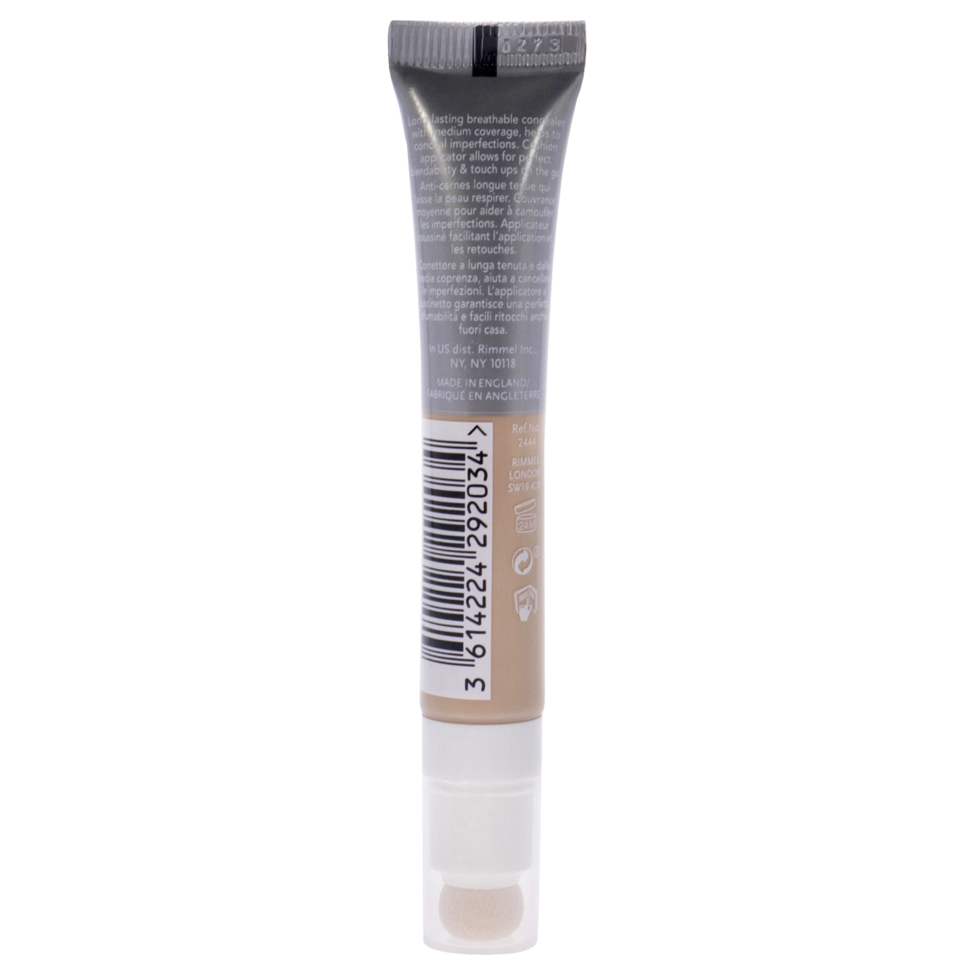 Lasting Finish 25Hr Breathable Concealer - 100 Fair by Rimmel London for Women - 0.23 oz Concealer