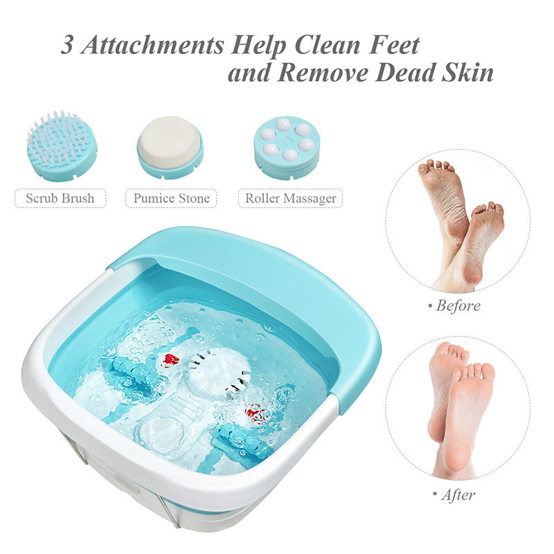 Image showing the 3 attachments that helps to clean feet and remove dead skin.