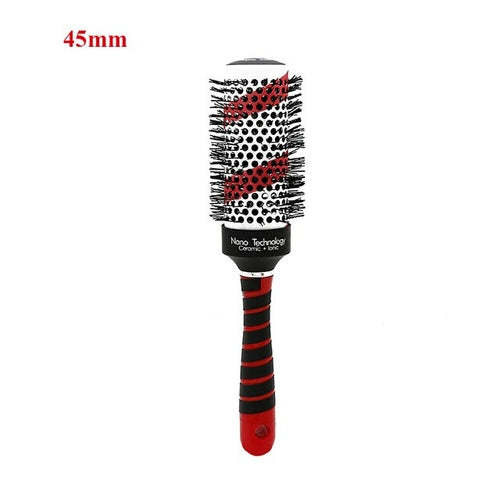 Mythus High Quality Hairdressing Round Comb Nano Thermal Hair Ceramic