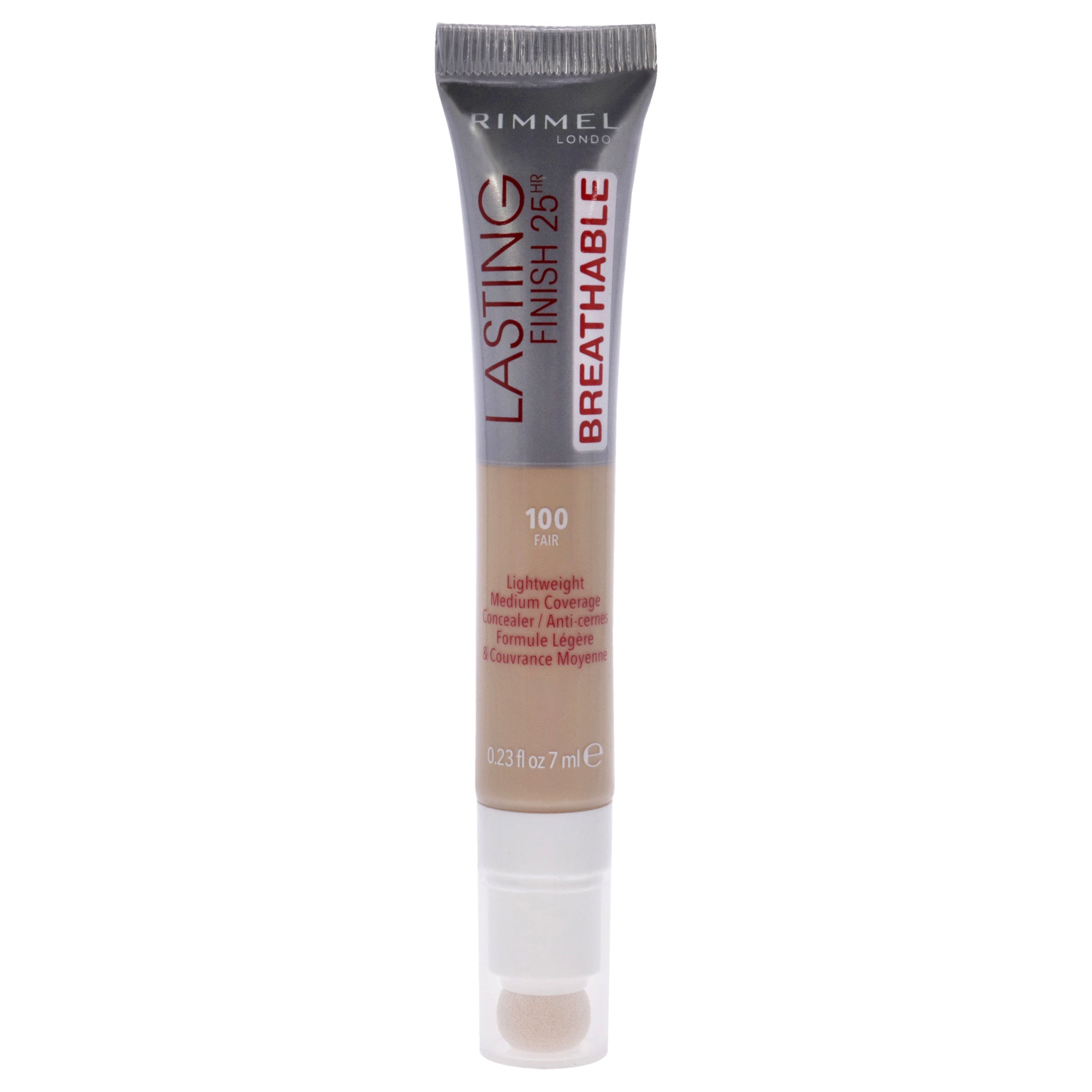 Lasting Finish 25Hr Breathable Concealer - 100 Fair by Rimmel London for Women - 0.23 oz Concealer