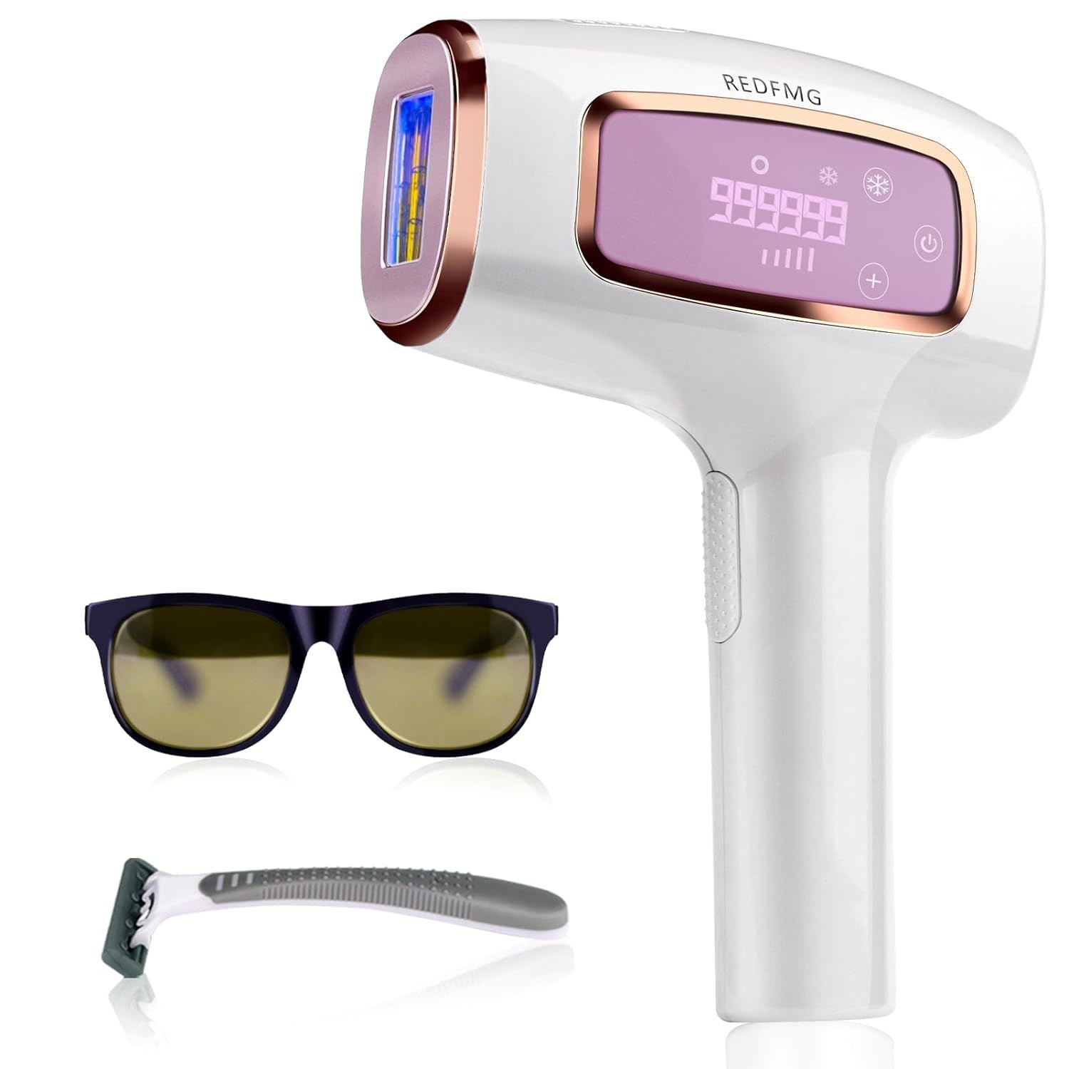 Painless IPL Laser Hair Remover - Permanent Removal for Women and Men