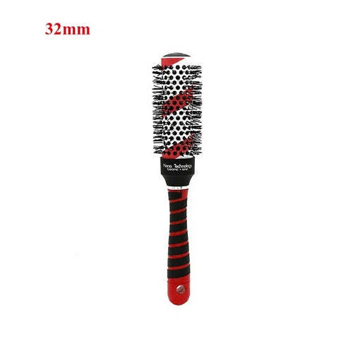 Mythus High Quality Hairdressing Round Comb Nano Thermal Hair Ceramic