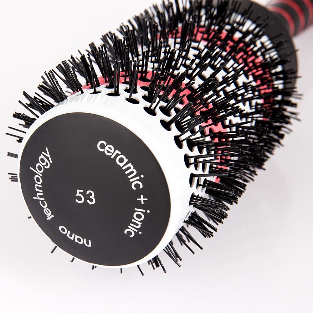 Mythus High Quality Hairdressing Round Comb Nano Thermal Hair Ceramic