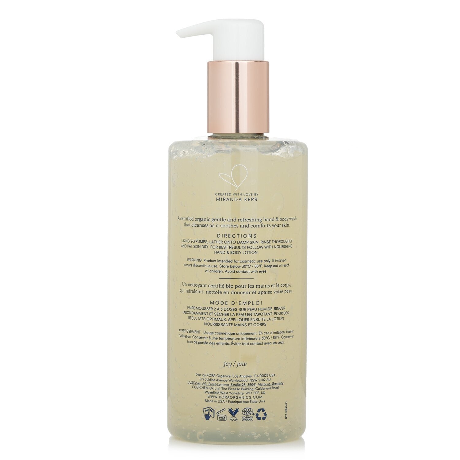 KORA ORGANICS - Renewing Hand & Body Wash 006041 300ml/10.14oz