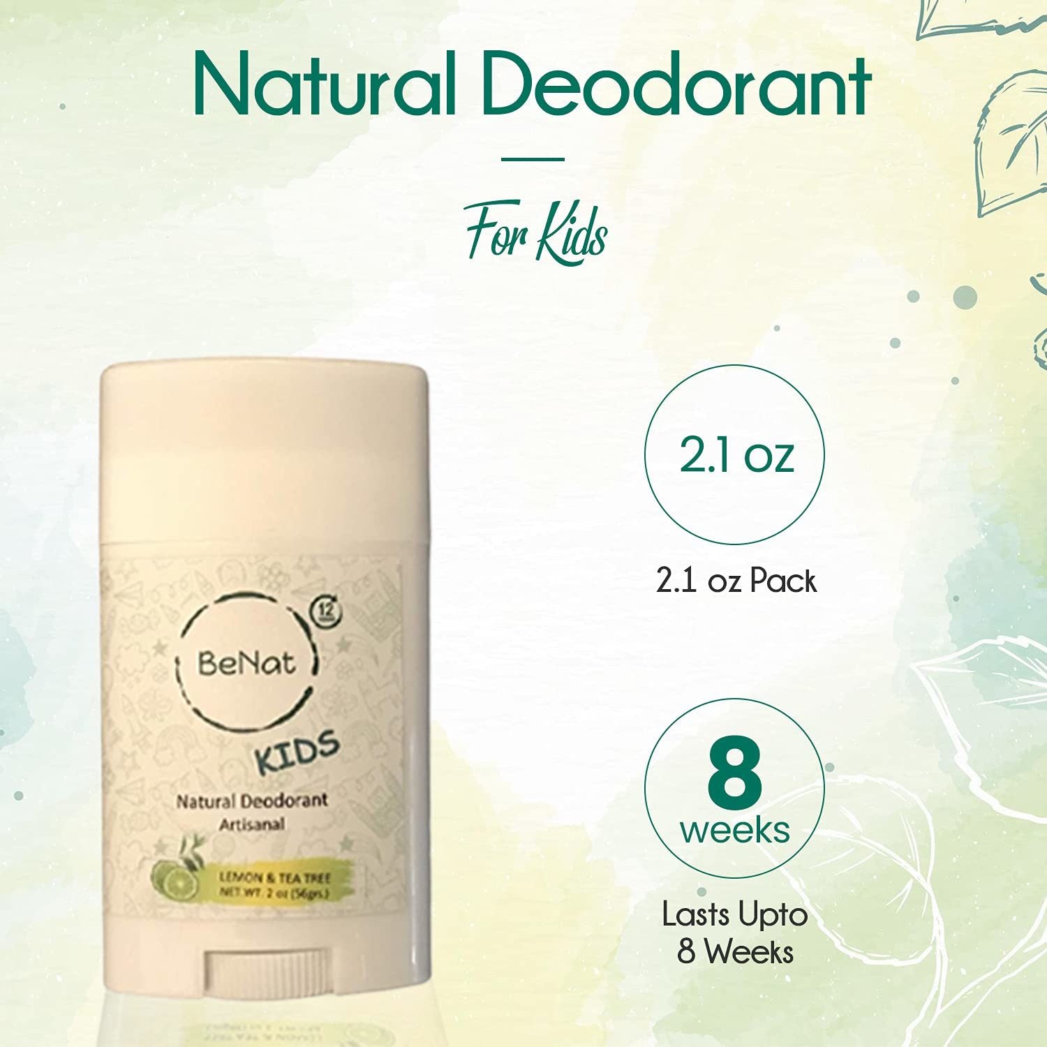 All-natural Deodorants for Kids & Teens