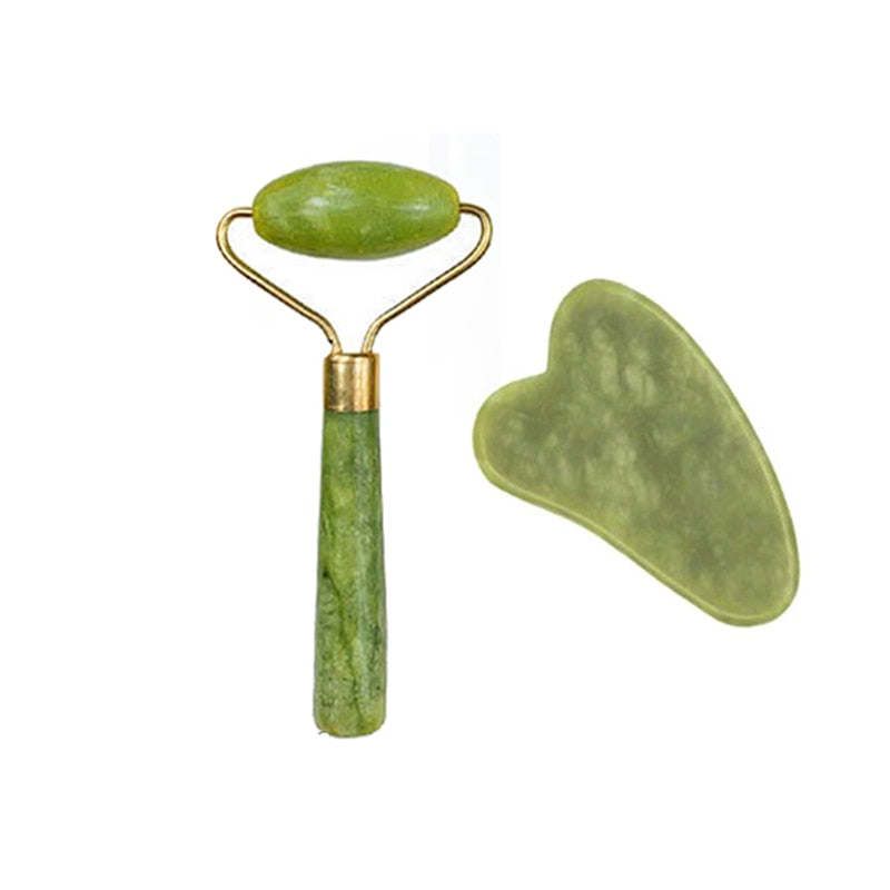 Natural Jade Face Massager Gua Sha Stone Face Guasha Masaje Facial Board Acupoint Eye Care SPA Massager Tool massage visage