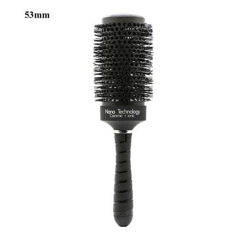 Mythus High Quality Hairdressing Round Comb Nano Thermal Hair Ceramic