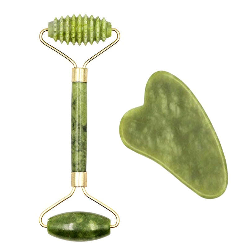 Natural Jade Face Massager Gua Sha Stone Face Guasha Masaje Facial Board Acupoint Eye Care SPA Massager Tool massage visage