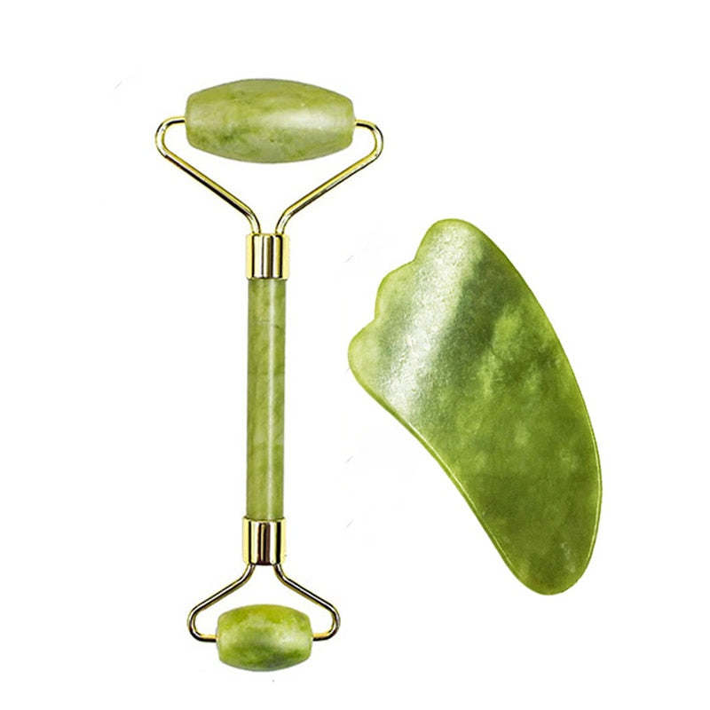 Natural Jade Face Massager Gua Sha Stone Face Guasha Masaje Facial Board Acupoint Eye Care SPA Massager Tool massage visage